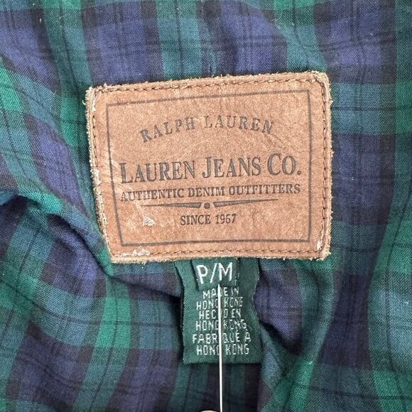 Ralph Lauren Black Denim Hunting Jacket – Utility Chore Coat P/M - Picture 8 of 10